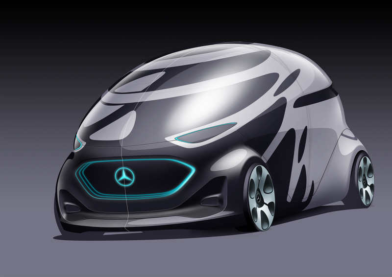 Illustration for article titled The Mercedes-Benz Vision Urbanetic Is a One-Size-Fits-All-Use Autonomous Box of the Future
